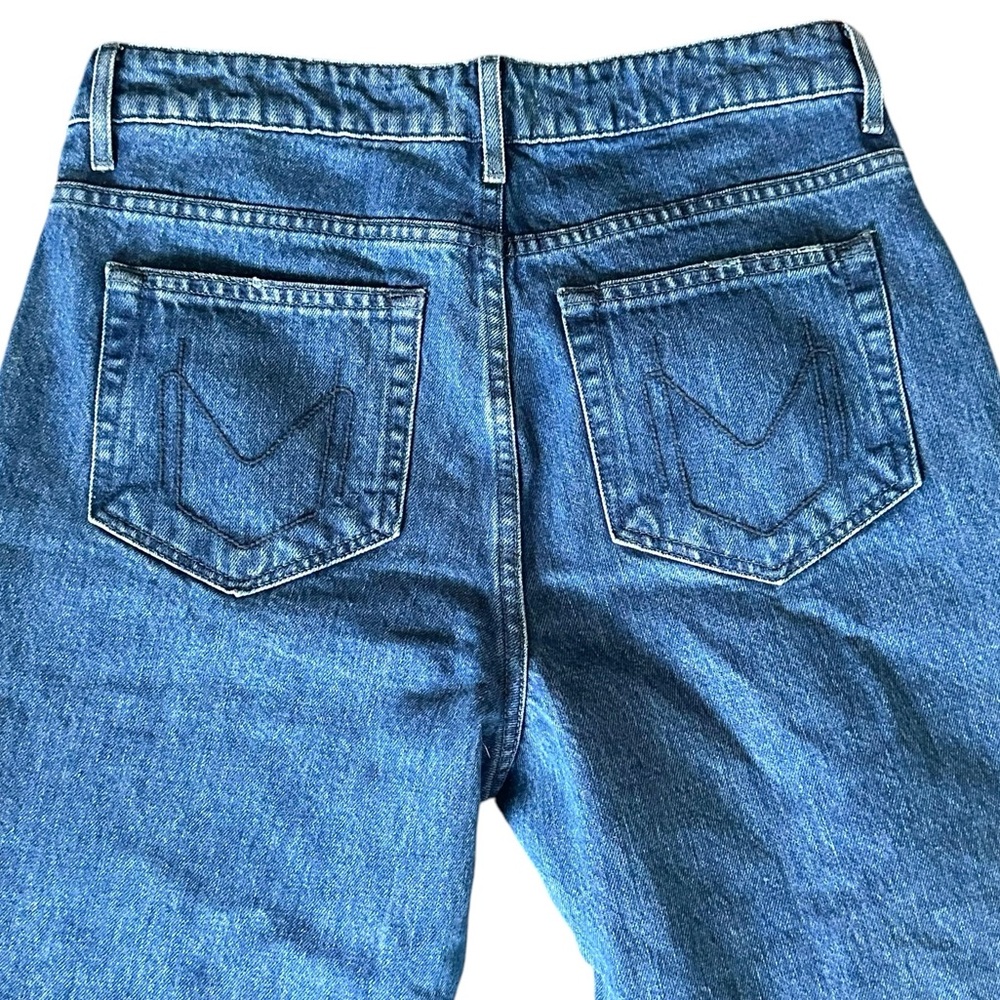 Show Me Your Mumu Brooklyn High Waist Distressed Raw Hem Jeans Size 29 - Picture 3 of 7